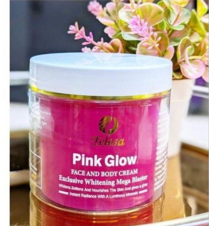Pink glow lotion